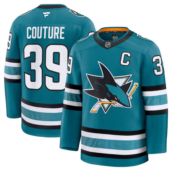 Logan Couture San Jose Sharks teal Home jersey