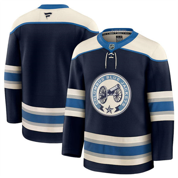 Columbus Blue Jackets navy Alternate jersey