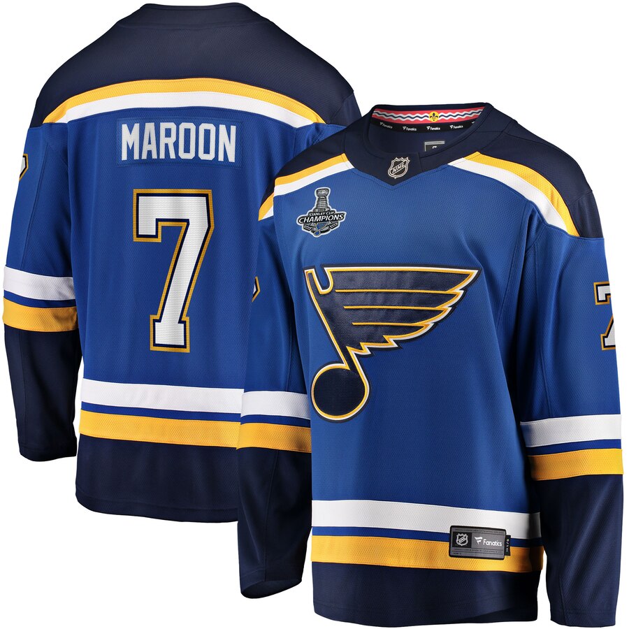 Patrick St. Louis Blues maroon jersey