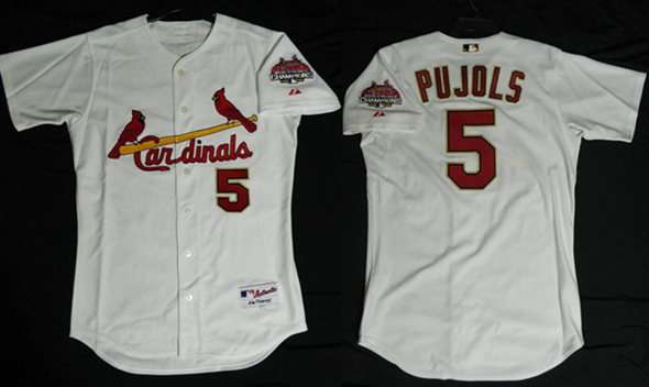 Albert Pujols St. Louis Cardinals white jersey