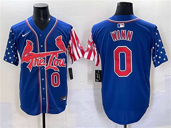 Masyn Winn St. Louis Cardinals royal Vapor jersey