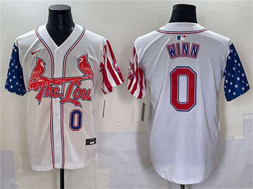 Masyn Winn St. Louis Cardinals white Vapor jersey