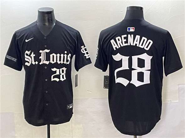 Nolan Arenado St. Louis Cardinals black Vapor jersey