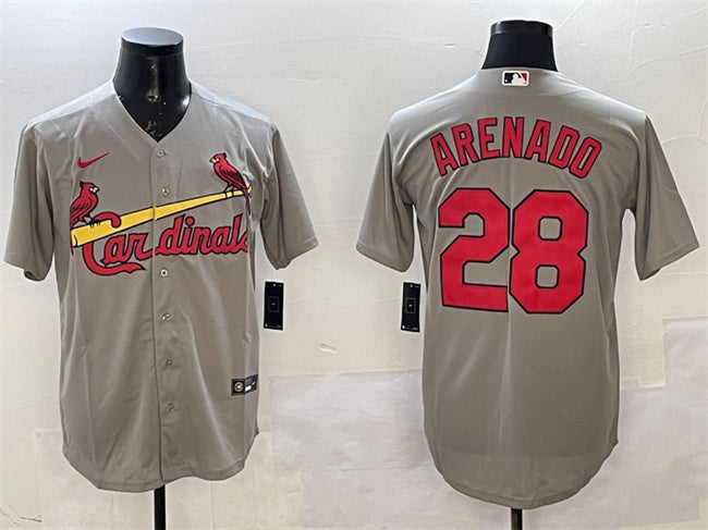 Nolan Arenado St. Louis Cardinals gray jersey