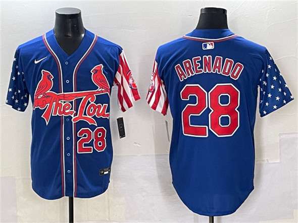 Nolan Arenado St. Louis Cardinals royal Vapor jersey