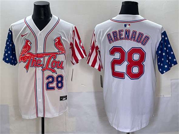 Nolan Arenado St. Louis Cardinals white Vapor jersey
