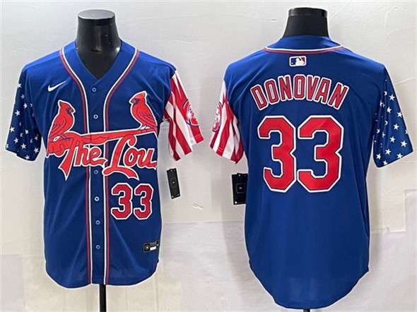 Brendan Donovan St. Louis Cardinals royal Vapor jersey