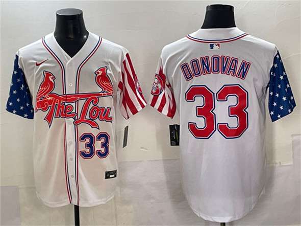 Brendan Donovan St. Louis Cardinals white Vapor jersey