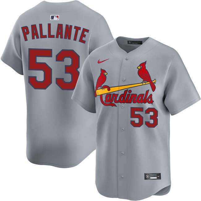 Andre Pallante St. Louis Cardinals gray Away jersey