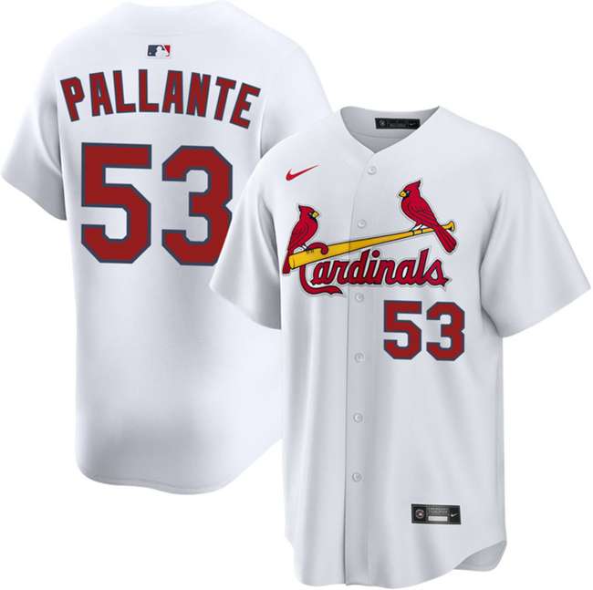 Andre Pallante St. Louis Cardinals white Home jersey