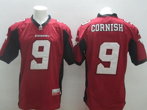 Jon Cornish Calgary Stampeders red jersey
