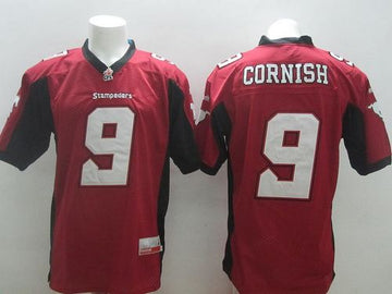 Jon Cornish Calgary Stampeders red jersey
