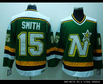 Bobby Smith Dallas Stars green Throwback jersey