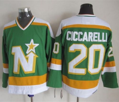 Dino Ciccarelli Dallas Stars green Throwback jersey