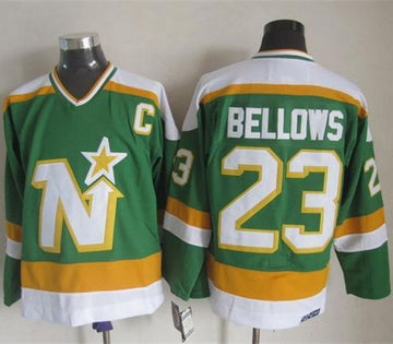 Brian Bellows Dallas Stars green Throwback jersey