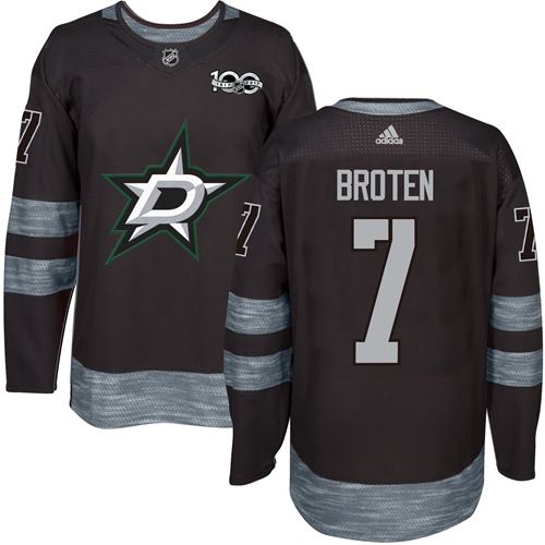 Neal Broten Dallas Stars black jersey