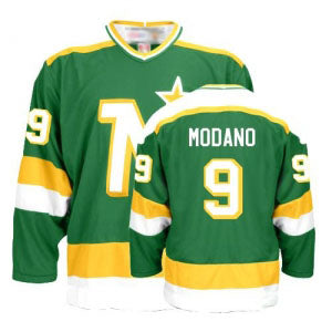 Mike Modano Dallas Stars green jersey