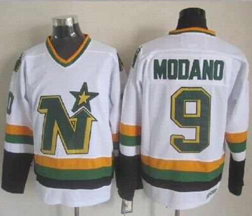 Mike Modano Dallas Stars white Throwback jersey