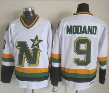 Mike Modano Dallas Stars white Throwback jersey