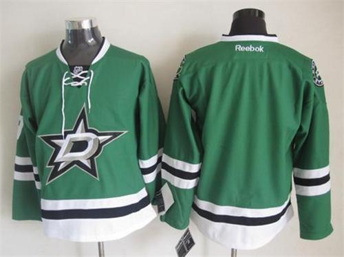Custom Dallas Stars green Home jersey