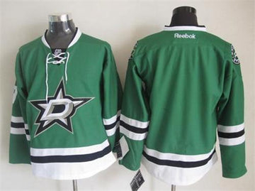 Custom Dallas Stars green Home jersey