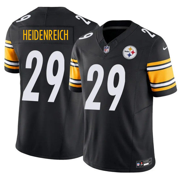 Eli Heidenreich Pittsburgh Steelers black Vapor jersey