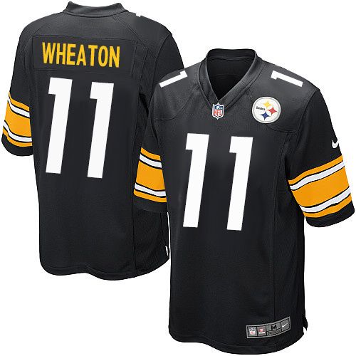 Markus Wheaton Pittsburgh Steelers black Elite jersey