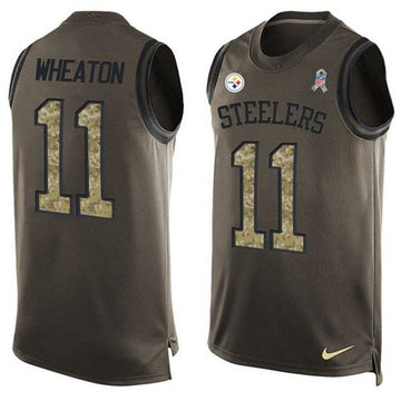 Markus Wheaton Pittsburgh Steelers green Salute To Service jersey