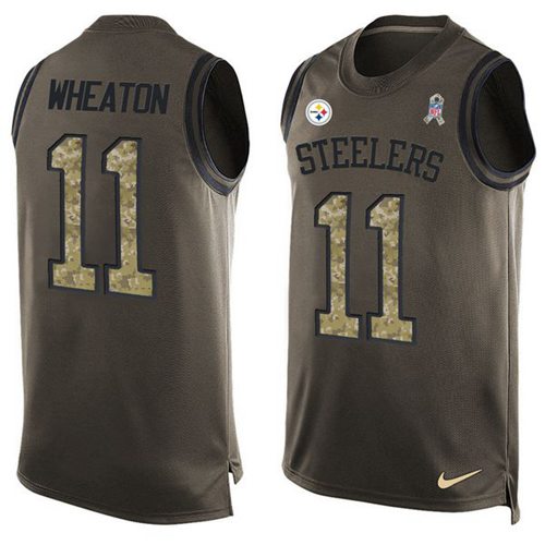 Markus Wheaton Pittsburgh Steelers green Salute To Service jersey