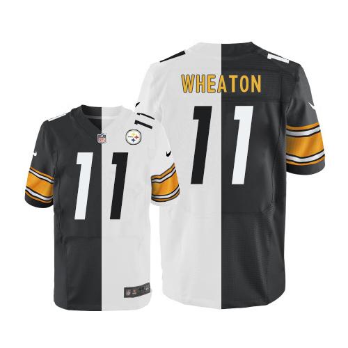 Markus Wheaton Pittsburgh Steelers white-black Elite jersey