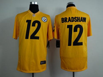 Terry Bradshaw Pittsburgh Steelers gold Game jersey