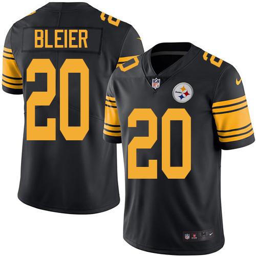 Rocky Bleier Pittsburgh Steelers black jersey