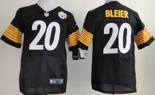 Rocky Bleier Pittsburgh Steelers black Elite jersey