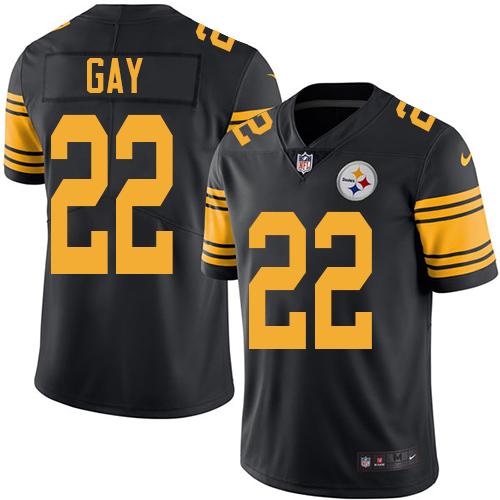 William Gay Pittsburgh Steelers black jersey
