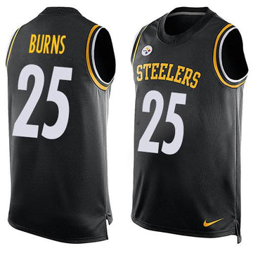 Artie Burns Pittsburgh Steelers black jersey
