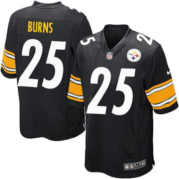 Artie Burns Pittsburgh Steelers black Elite jersey