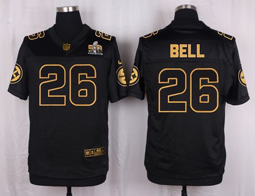 Le'Veon Bell Pittsburgh Steelers black Gold Collection jersey