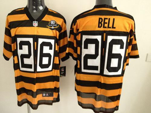 Le'Veon Bell Pittsburgh Steelers yellow-black Elite jersey