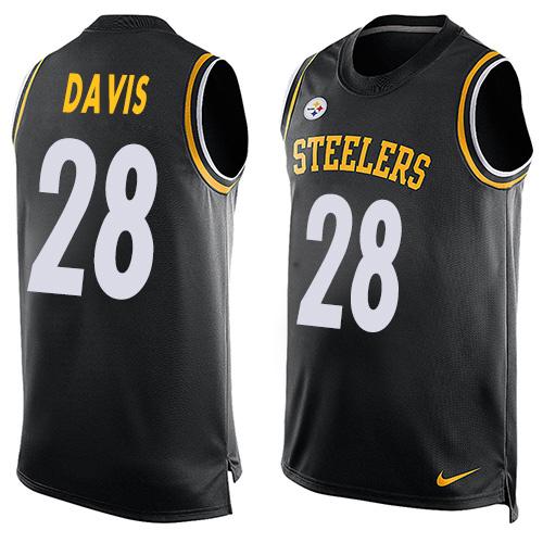 Sean Davis Pittsburgh Steelers black jersey