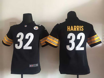 Franco Harris Pittsburgh Steelers black Elite jersey