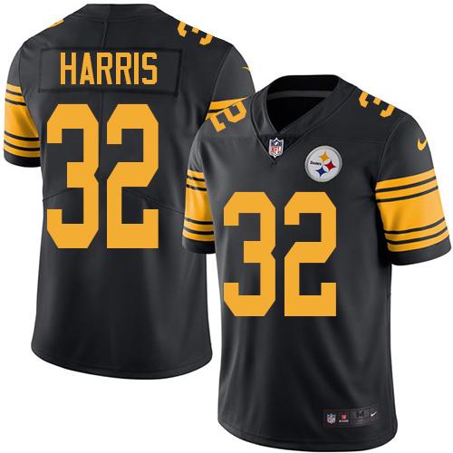 Franco Harris Pittsburgh Steelers black jersey