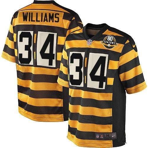 DeAngelo Williams Pittsburgh Steelers black-yellow Elite jersey