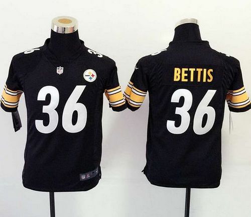 Jerome Bettis Pittsburgh Steelers black Elite jersey