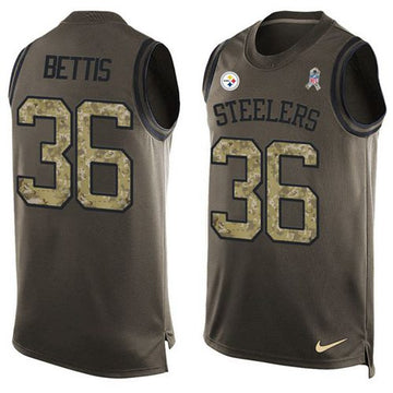 Jerome Bettis Pittsburgh Steelers green Salute To Service jersey