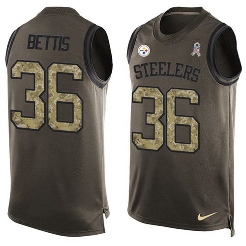 Jerome Bettis Pittsburgh Steelers green Salute To Service jersey