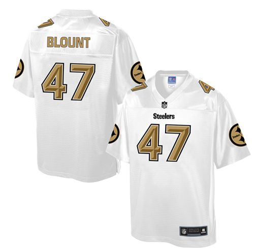 Mel Blount Pittsburgh Steelers white Pro Line jersey