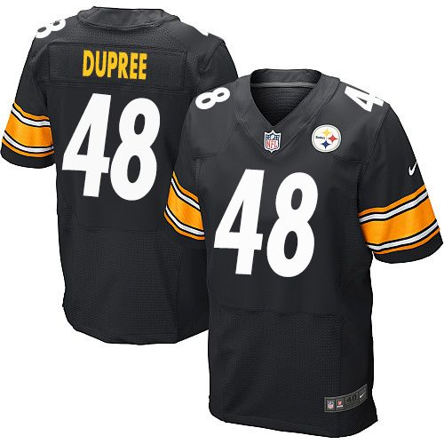 Bud Dupree Pittsburgh Steelers black Elite jersey