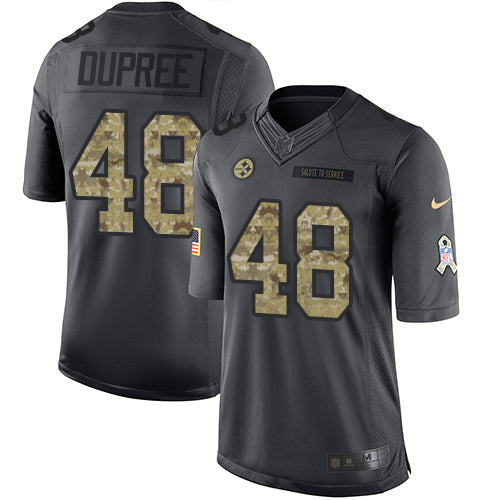 Bud Dupree Pittsburgh Steelers black Salute To Service jersey