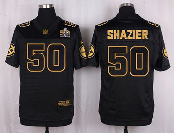 Ryan Shazier Pittsburgh Steelers black Gold Collection jersey