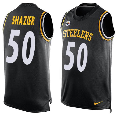 Ryan Shazier Pittsburgh Steelers black jersey